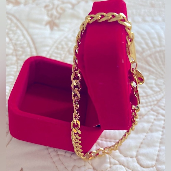 Men's Minimalist Cuban Chain Bracelets, NWOT - Picture 3 of 11